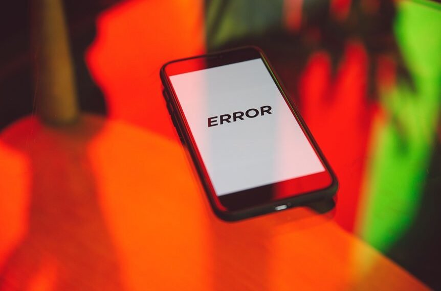 common errors with a phone number